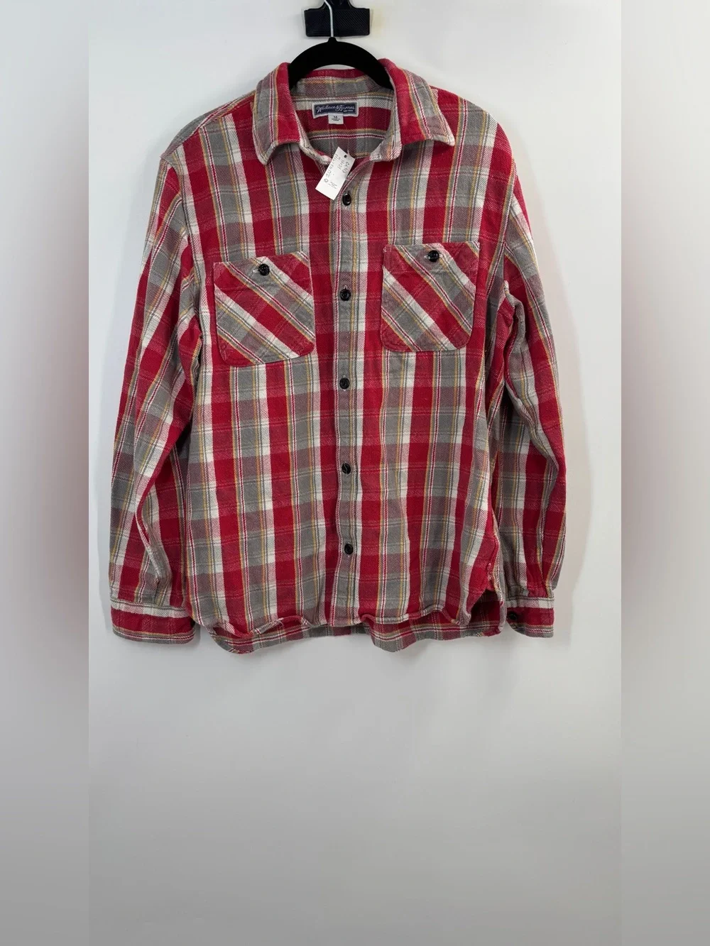 J.Crew Wallace & Barnes cotton twill workshirt in plaid
